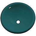Madison Collection Urbana Series Acrylic Teal Bathroom Drop-in Sink