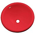 Madison Collection Urbana Series Acrylic Red Bathroom Drop-in Sink