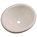 Madison Collection Fawn Beige Drop-in Bathroom Sink