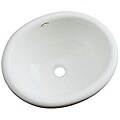 Madison Collection Caroline Series Silver Drop-in Bathroom Sink