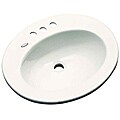 Madison Collection Biscuit Monticello Series Drop-in Bathroom Sink