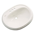 Madison Collection Easton Series Almond Drop-in Bathroom Sink
