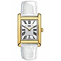 ESQ by Movado Women's Filmore Gold-Plated White Leather Watch