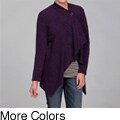 Carol Rose Women's Buttoned Knit Marled Sweater