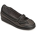 A2 by Aerosoles Women's 'Push Forward' Black Combo Flats