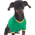 American Apparel Green/Gold Baby Rib Dog Tee