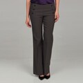 Flirtatious Junior's Tab Waist Stretch Dress Pants