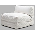 Austin White Bean Bag Chair Bed