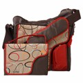 JJ Cole System 180 Diaper Bag in Cocoa Oval
