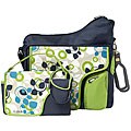 JJ Cole System 180 Diaper Bag in Blue Vine