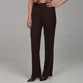 Evan Picone Women's Dark Chocolate Pants
