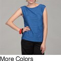 Evan Picone Women's Shutter Pleated Top