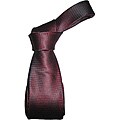 Dmitry Men's Burgundy Patterned Semi Skinny Italian Silk Tie