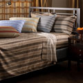 Harbour Stripe Microfiber Printed Queen-size Sheet Set