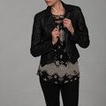 Romeo & Juliet Women's Pleather Jacket