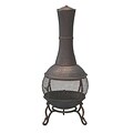 Garden Odyssey Cast Iron Antique Bronze Chiminea