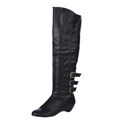 Madden Girl Women's 'Zexter' Black Buckle Boots