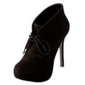 Steven Women's 'Princey' Black Platform Booties