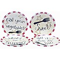 Certified International 8.75-inch Assorted Family Table Salad Plates (Set of 4)