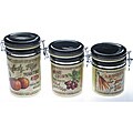 Certified International 'Farm Fresh' Canister 3-piece Set