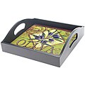 Certified International 'Olio' 4-Tile Wood Tray with Handles