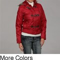 Maralyn & Me Juniors Toggle Bomber Jacket FINAL SALE