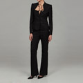 Anne Klein Women's Onyx Two-button Pant Suit