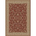 Kashmir Collection Traditional Black Area Rug (2'7 x 7'3)