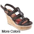 Journee Collection Women's 'Pippa' T-Strap Platform Wedge Sandals