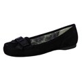 AK Anne Klein Women's 'Krantz' Black Bow Moccasins