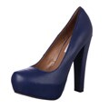Steve Madden Women's 'Danitty' Blue Platform Pumps