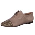 Steve Madden Women's 'Tapps' Grey Multi Studded-toe Oxfords
