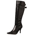 CL by Laundry Women's 'Sweet Heart' Black Knee-high Boots FINAL SALE