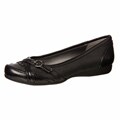 CL by Laundry Women's 'Tactful' Black Buckle Flats