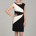 Spense Women's Black/ Frosting Sunburst Dress