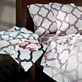 Lyon Cotton Rich Percale 300 Thread Count Queen Sheet Set