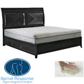Spinal Response Aloe 11-inch Queen-size Smooth Top Gel Memory Foam Mattress