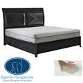 Spinal Response Aloe 11-inch King-size Smooth Top Gel Memory Foam Mattress
