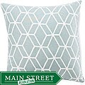 Jiti Pillows Bethe Tile Aqua Linen Decorative Pillow