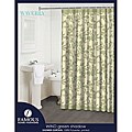 Waverly Leaves Beige/Green Shower Curtain