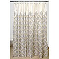 Waverly Bedazzled Grey Damask Shower Curtain