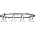 Bright Satin Nickel Four-Light Vanity