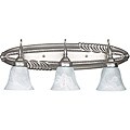 Bright Satin Nickel Three-Light Vanity