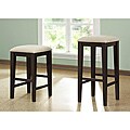 Cappuccino 29-inch Bar Stools (Set of 2)