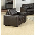 Acme Brown Bonded Leather Chair