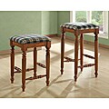 Dark Oak 29-inch Bar Stools (Set of 2)