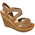 Bucco Women's Tan 'Almeda' Wedges