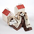 Baby Aspen 'Patches Plush Puppy' Lovie in Dog-House Gift Box