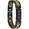 Men's Tungsten Obsessed Two-tone Cubic Zarconia Bracelet (14 mm)