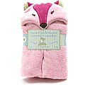 Piccolo Bambino Pink Fox Hooded Cuddle Blanket